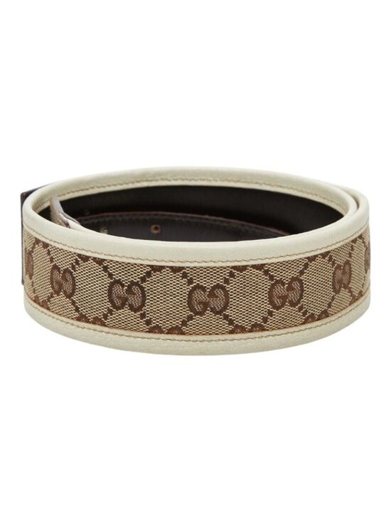 Gucci GG Canvas leto 32 Beige bo Belt main image 6